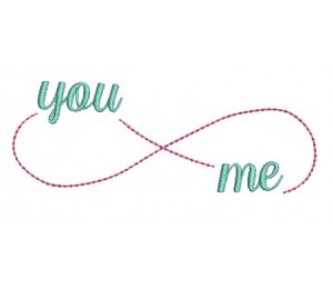 Stickdatei - Unendlichkeitszeichen